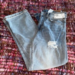 H&M straight cropped jeans
